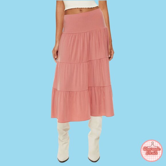 Aritzia Dresses & Skirts - Wilfred x Aritzia "Fantasia" Tiered Midi/Maxi Skirt